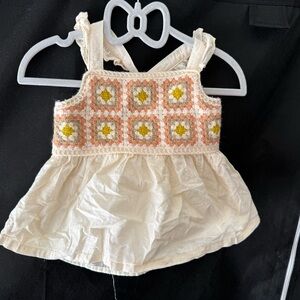 Haute Hippie Cream Baby Dress